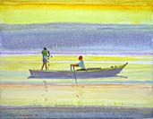 Morning Fishing, Nile River, Copyright 2002, Larry Welden -- Click to Expand...